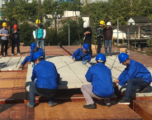 【转型升级】沐鸣2首个装配式公共建筑PC构件成功吊装